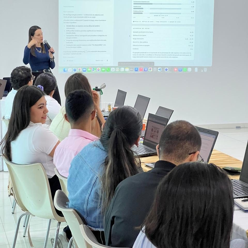 Sesión de diagnóstico con equipo del cliente